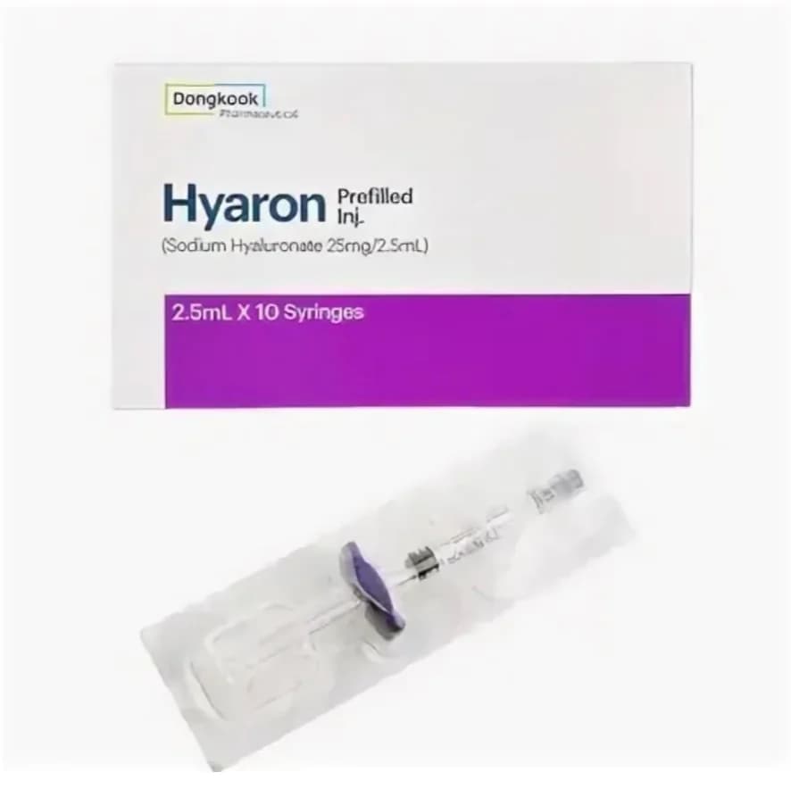Записаться на услугу Hyaron  корея биоревитализация для лица и тела - 2,5 мл.