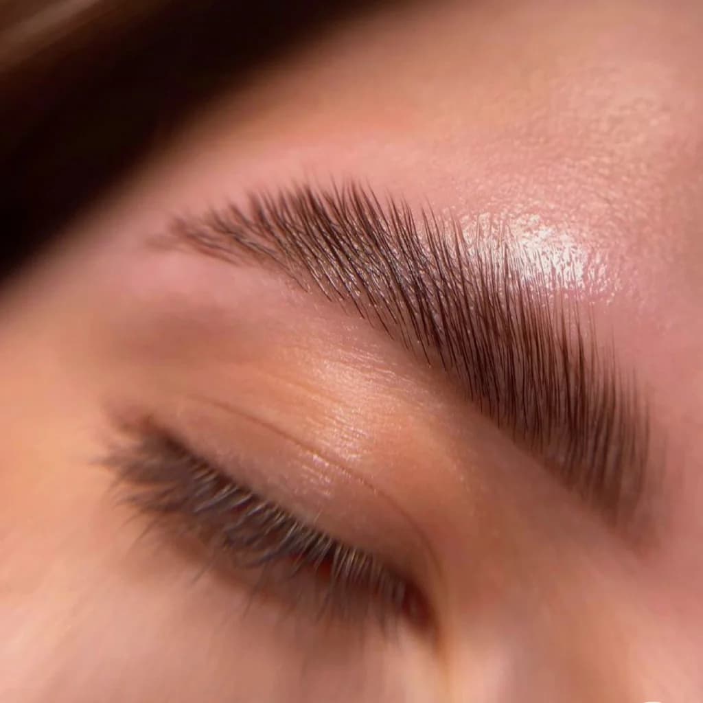 Фото услуги Комплекс: 3 ламинирование бровей ( botox) +  окрашивание