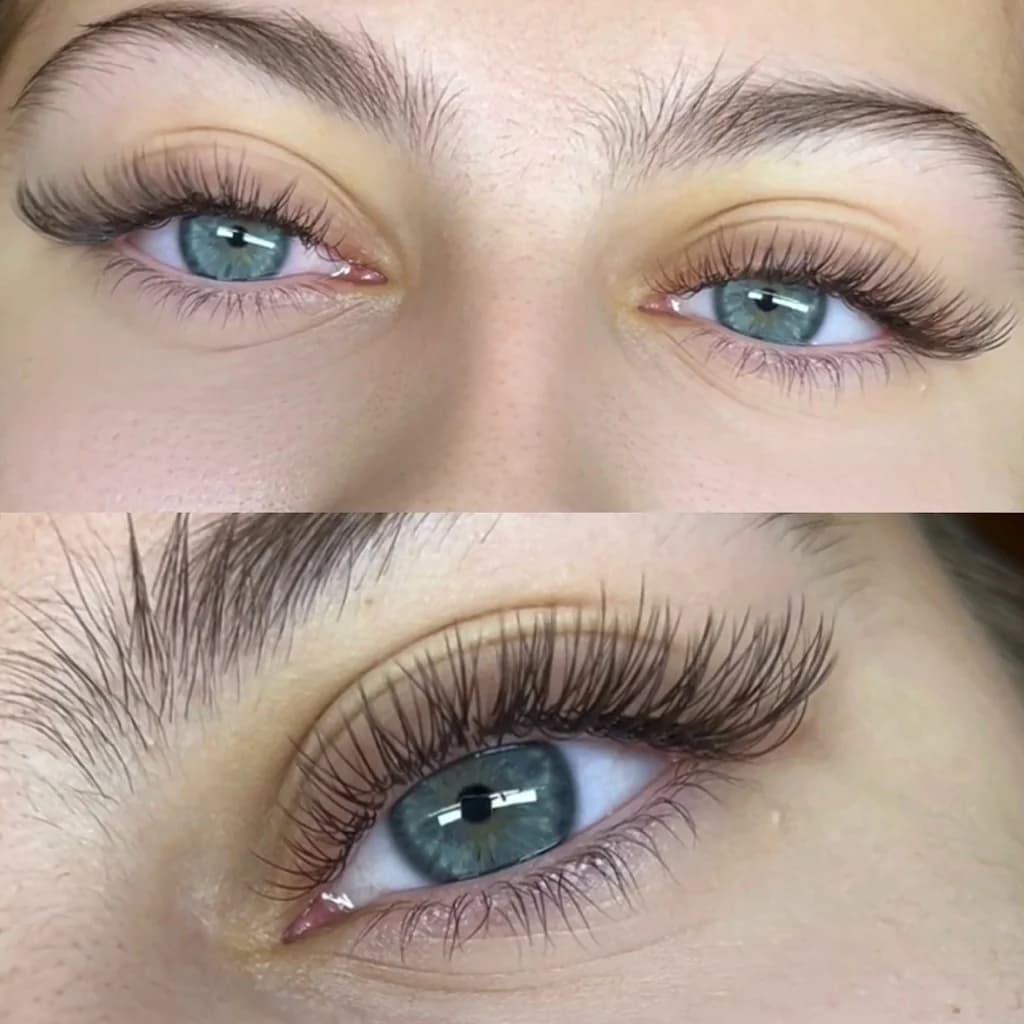 Фото услуги Мокрый эффект - natural volume (2-3d)