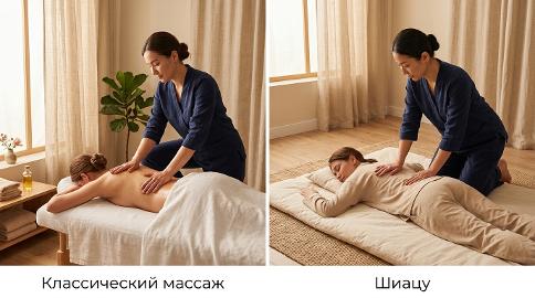 Чем массаж шиацу отличается от классического массажа