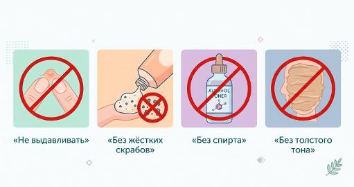 Типичные ошибки ухода за кожей лица